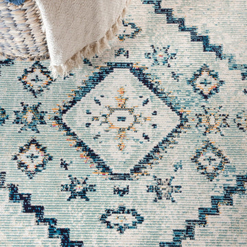 Osuna Diamond Vintage Medallion Area Rug